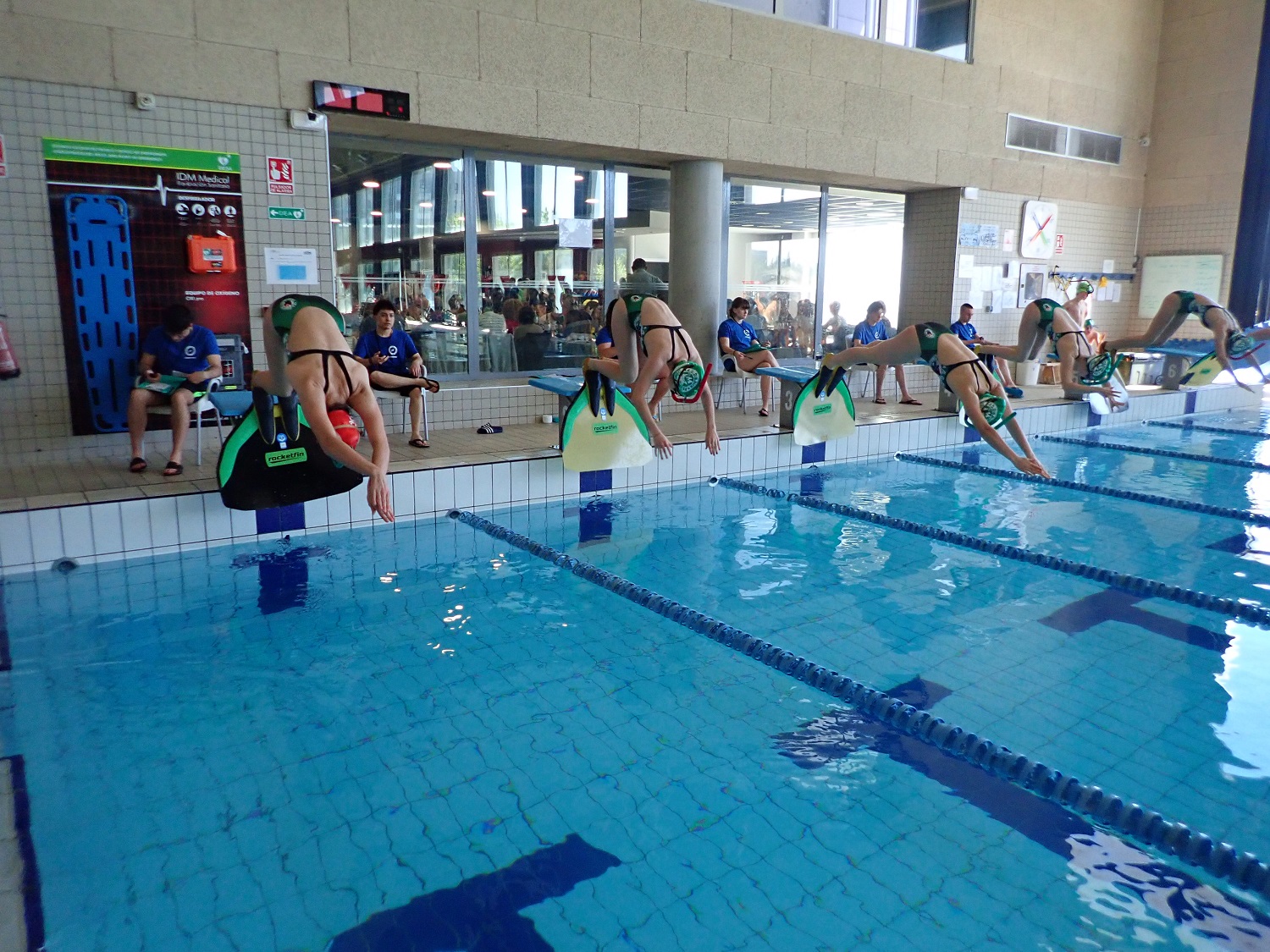 Resultados y puntuación 4ª jornada JDN de natación con aletas